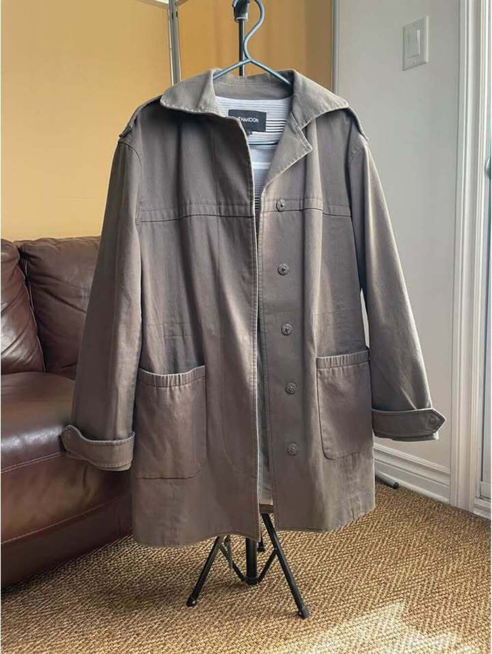 THAKOON Olive Green Trench Coat / Field Jacket